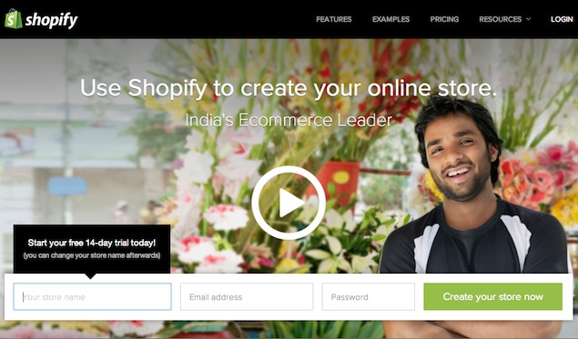 Shopify comes to India; sell goods or services online for Rs. 750 per month