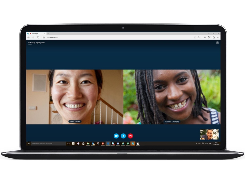 voip calls on skype for web on firefox