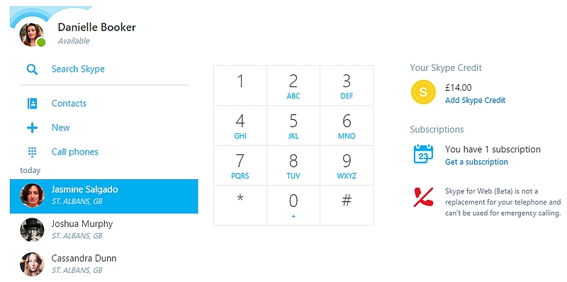 Skype for Web Update Brings Calls to Mobiles and Landlines, More - Triadoro