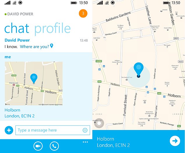 Skype for Windows Phone Update Adds Location Sharing and More