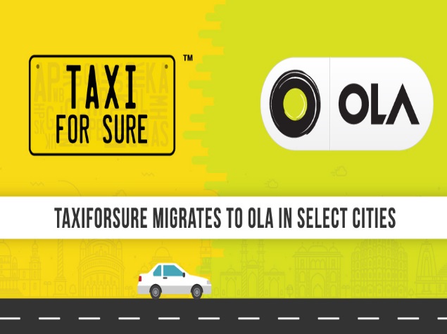 Ola Migrates TaxiForSure Accounts in 22 Cities