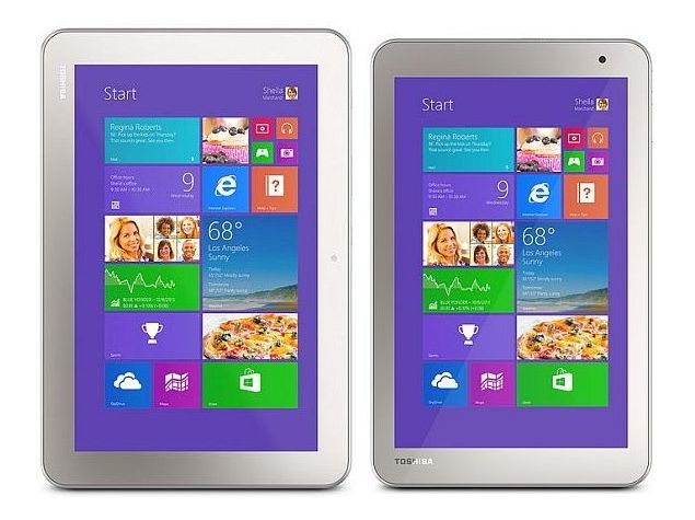 Toshiba Encore 2 Windows 8.1 Tablets and Excite Go Android Tablet Launched