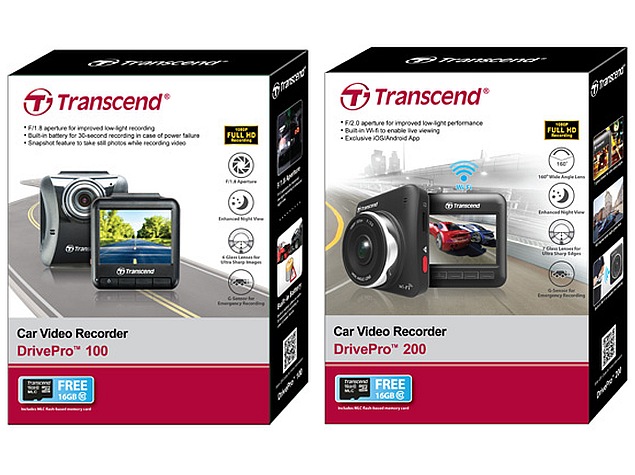 Transcend DrivePro 100, DrivePro 200 Dashcams Launched in India