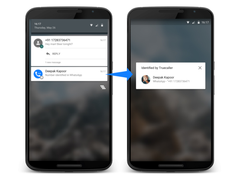 Truecaller for Android Can Now Identify Unknown Numbers in Messaging Apps