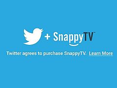 Twitter Acquires SnappyTV Video Editing and Sharing Service