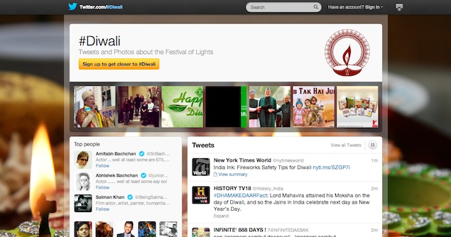 Twitter sets up special Diwali hashtag, events page