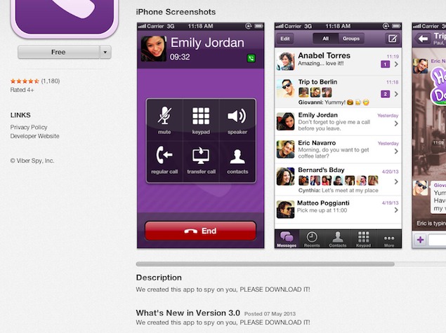 Hackers compromise messaging app Viber's App Store listing
