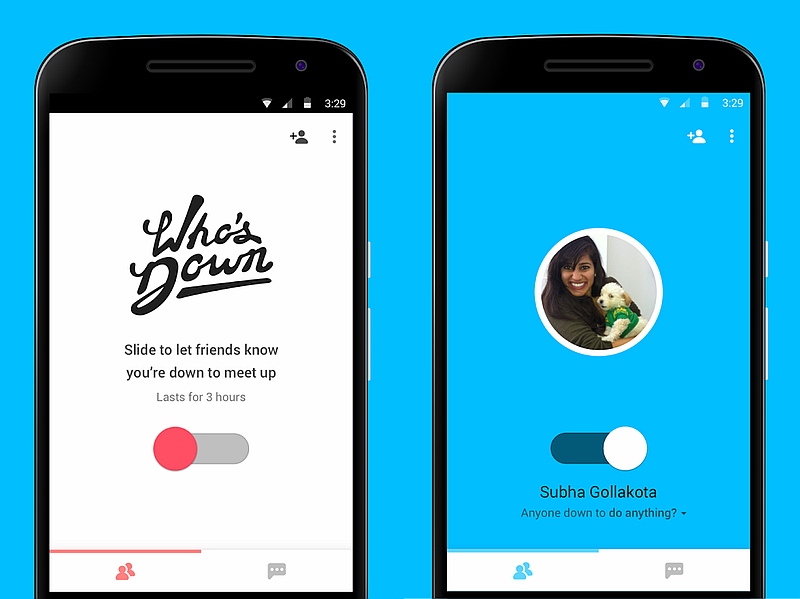 Google Who's Down for Android, iOS Shows Friends Free to Hang Out