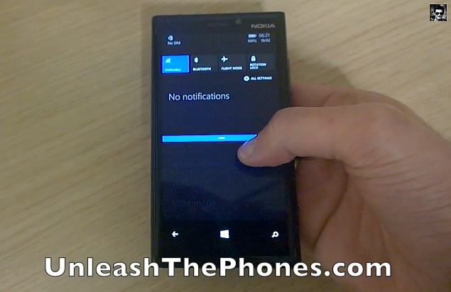 Windows Phone 8.1 'Action Centre' showcased in purported SDK video