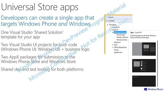 Universal apps for Windows, Windows Phone tipped in purported leaked SDK files