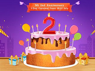 Xiaomi India's Mi 2nd Anniversary Sale Starts Today With Discounts, Re. 1 Flash Sales