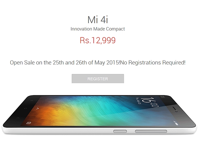 Xiaomi Mi 4i to Be Available in Open Sale Without Registration Next Week