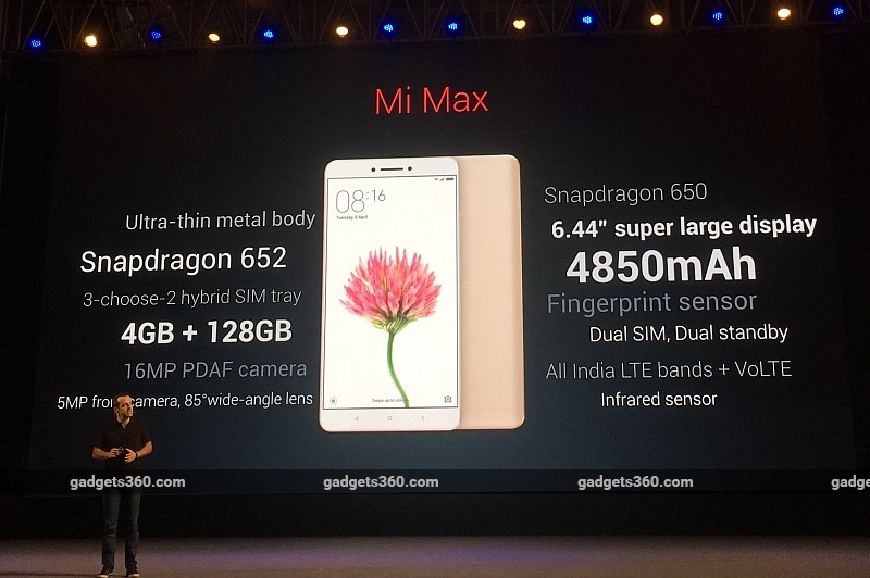 Xiaomi Mi Max Launched in India: Price, Specifications, Release Date, and More