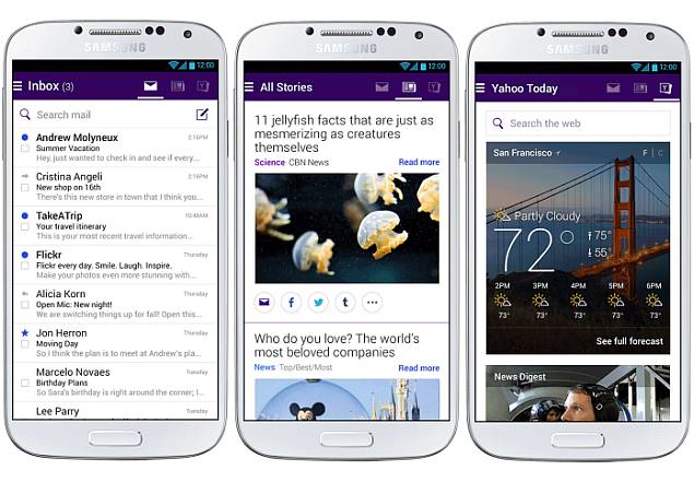 yahoo mail app for android free download