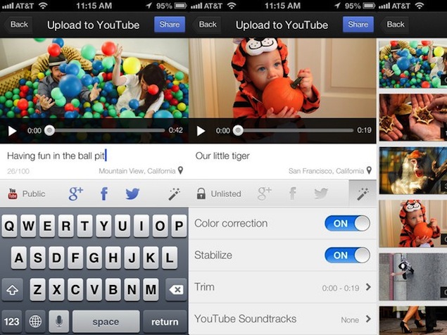 Google releases YouTube Capture app for iPhone