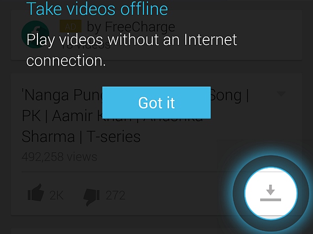 YouTube Offline Playback Launched in India for Android and iOS Users