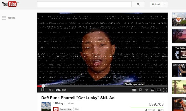 YouTube introduces VHS mode to commemorate 57th birthday of the first commercial VCR