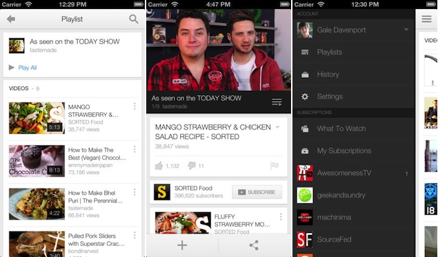 YouTube app for iOS and Android update brings video multitasking, new UI and more