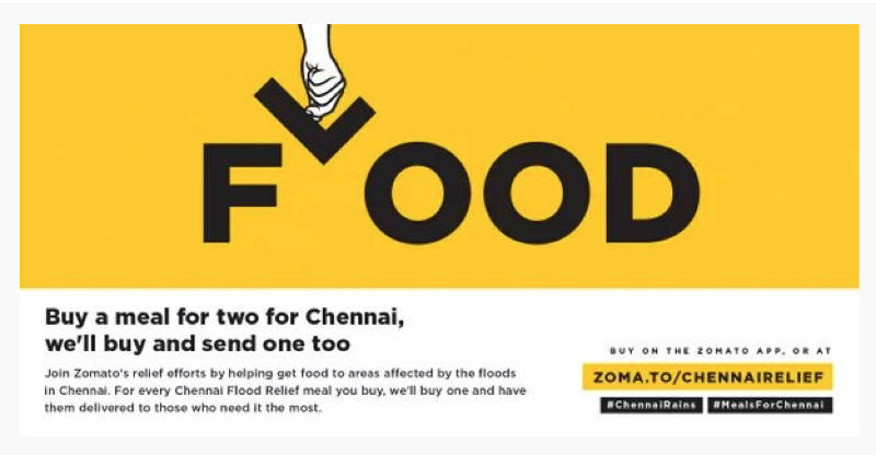 Chennai Rains: Zomato Pauses Orders on Flood Relief Page