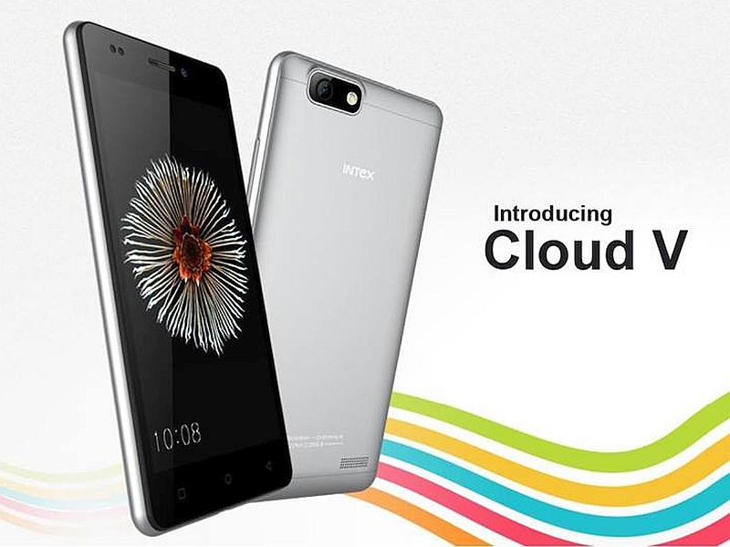 Intex Cloud V With 8-Megapixel Camera Available Online at Rs. 3,999