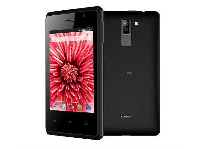 Lava Iris 325 Style With Android 4.4.2 KitKat Available Online at Rs. 2,599