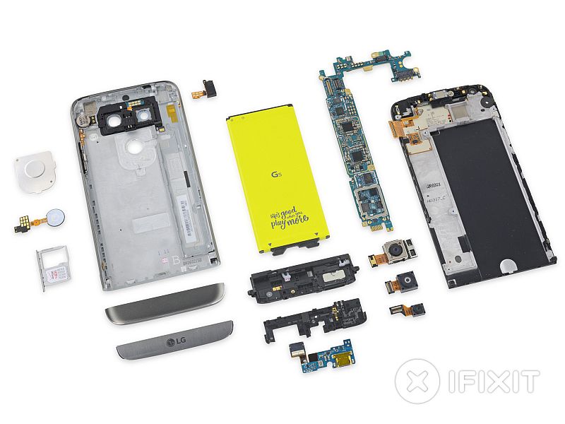 LG G5 Teardown Gives the Modular Smartphone a High Repairability Score