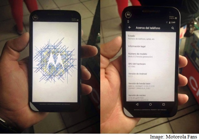 Motorola Moto G (Gen 3), Moto X (Gen 3) Designs Tipped in Leaked Images