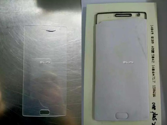 OnePlus 2 Front Panel Leaked, Tips Smaller Size Than OnePlus One