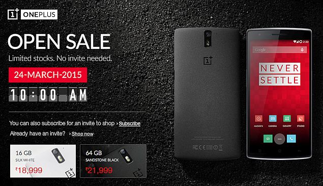 OnePlus One to be Available in India Without Invitation on Tuesday