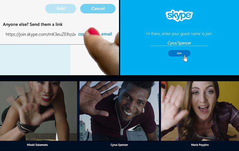 Skype Now Allows Anyone to Join a Group Chat via a Shared Link