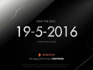 Smartron t.phone India Launch Set for May 19 Event