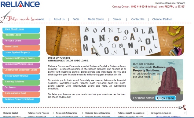 Reliance Capital files complaint against fake website