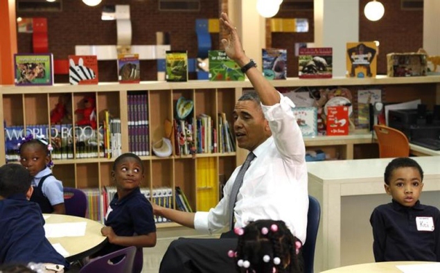Obama wants to transform US schools through faster Internet