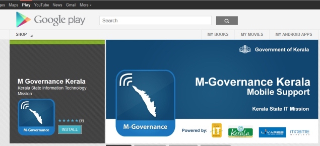 Startup launches M-governance Kerala app