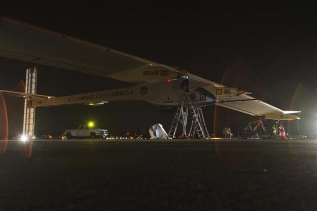 Solar plane completes second leg of cross-country flight in Texas