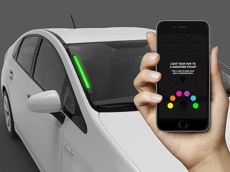Now Find Your Uber With Colour-Coded Spot Lights