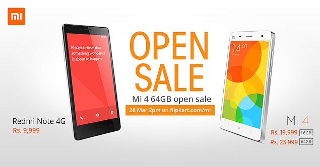 Xiaomi Mi 4 64GB Variant Open Sale on Saturday