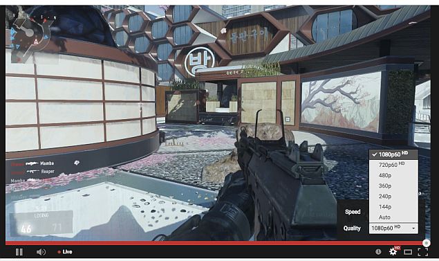 YouTube Now Supports 60fps Live-Streaming in Bid to Take on Twitch