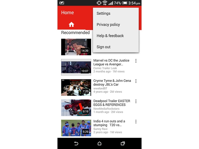 YouTube for Android Tipped to Receive Major Interface Revamp
